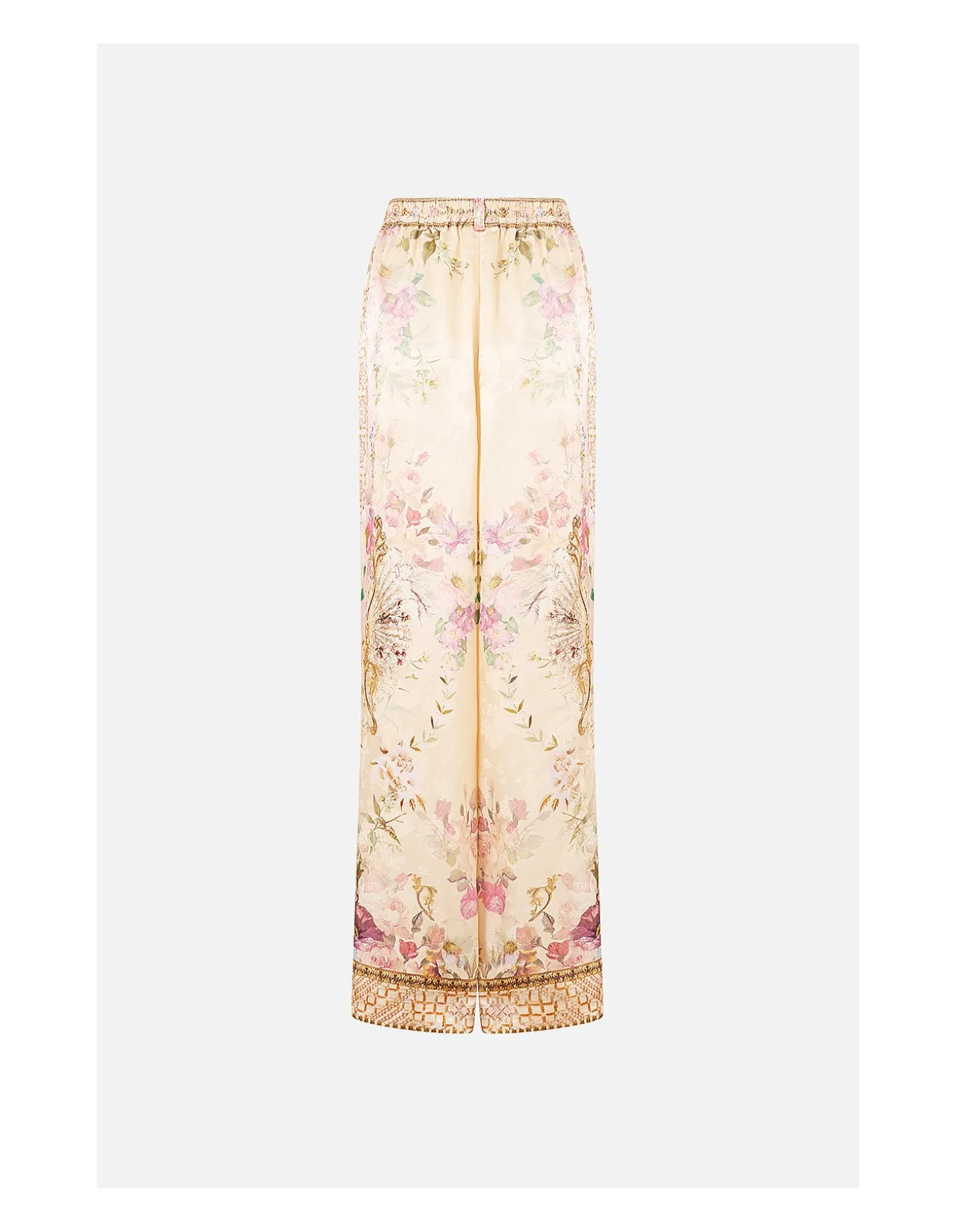 WIDE LEG WAISTED PANT