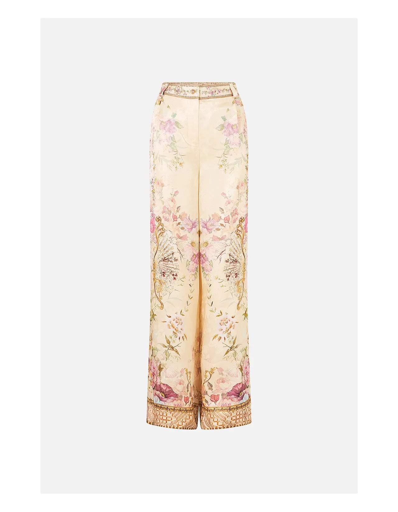WIDE LEG WAISTED PANT