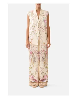 WIDE LEG WAISTED PANT