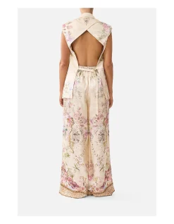 WIDE LEG WAISTED PANT