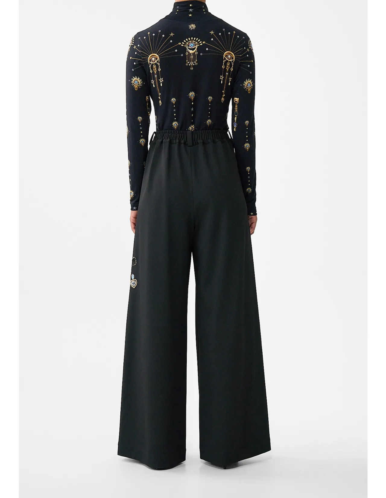 WIDE LEG WAISTED PANT