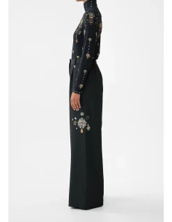 WIDE LEG WAISTED PANT