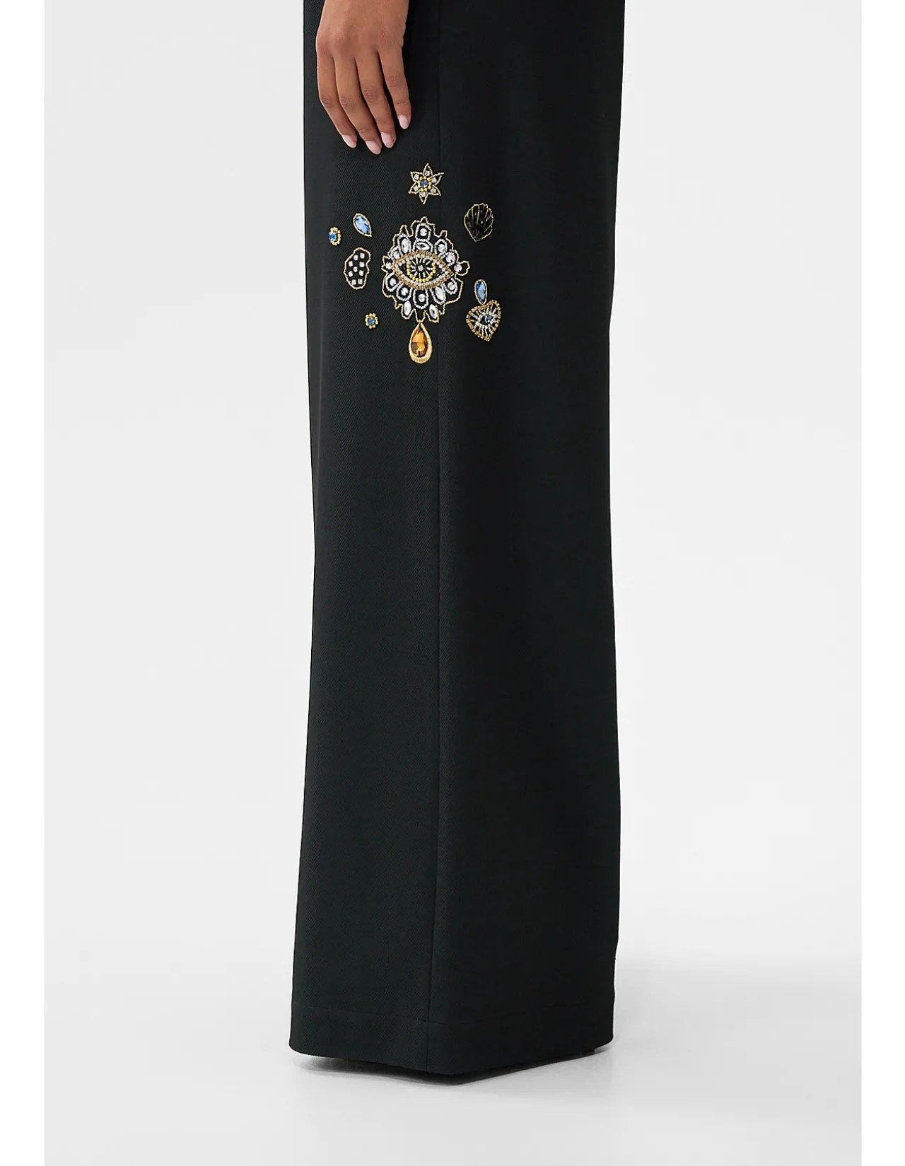 WIDE LEG WAISTED PANT