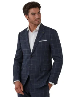WINDOWPANE CHECK JACKET
