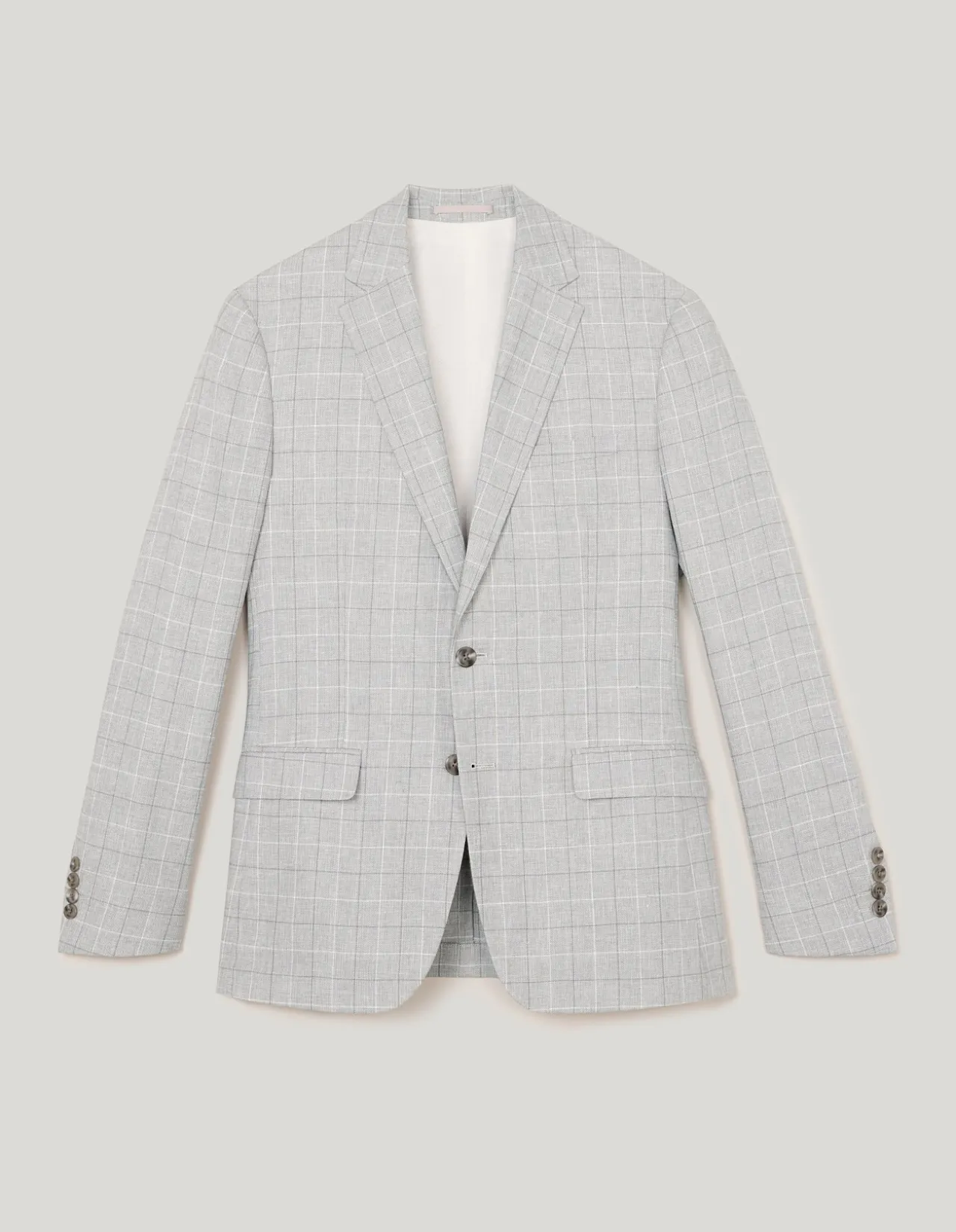 Windowpane Check Tailored Jacket