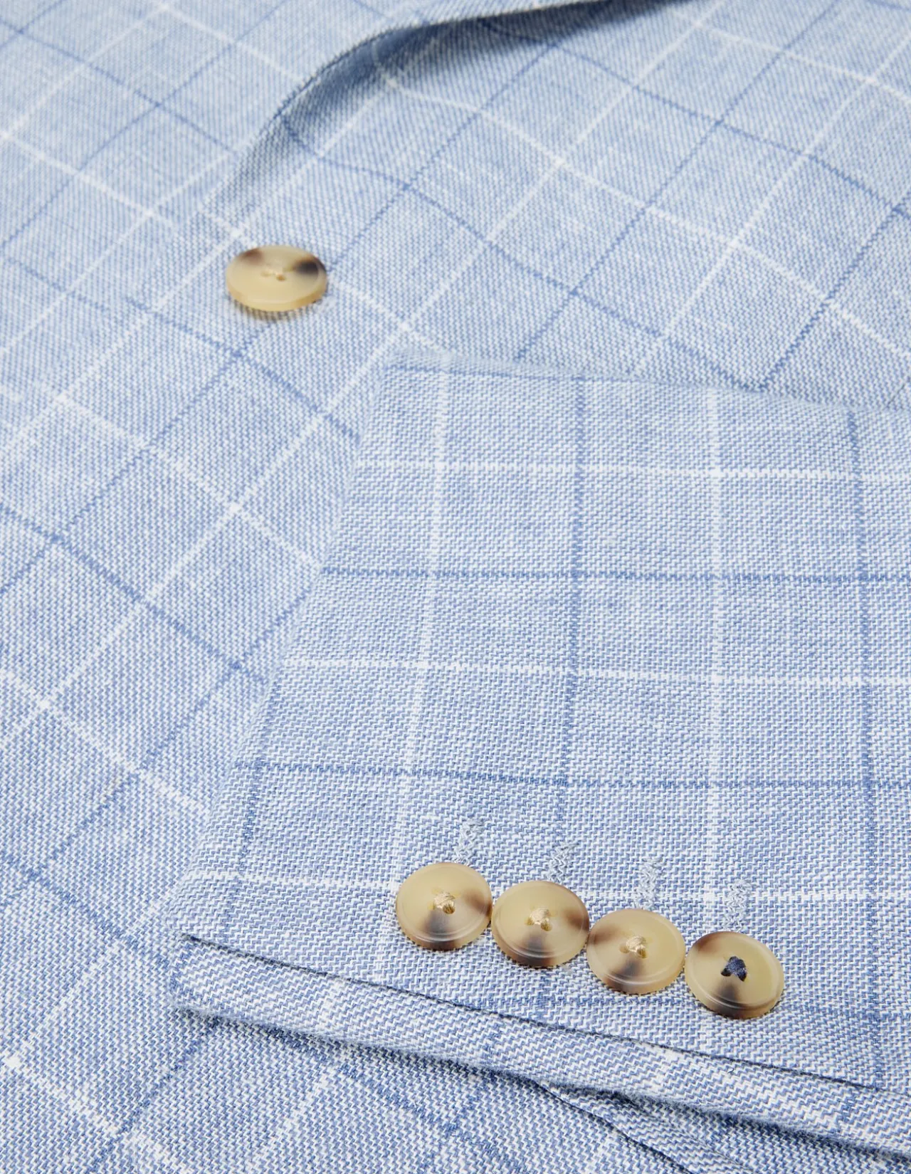 Windowpane Check Tailored Jacket