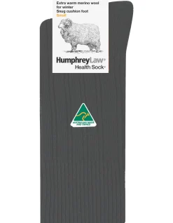 women's fine merino wool winter health crew cut sock