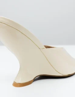 WOMEN'S Martha Patent Leather Wedge SANDAL