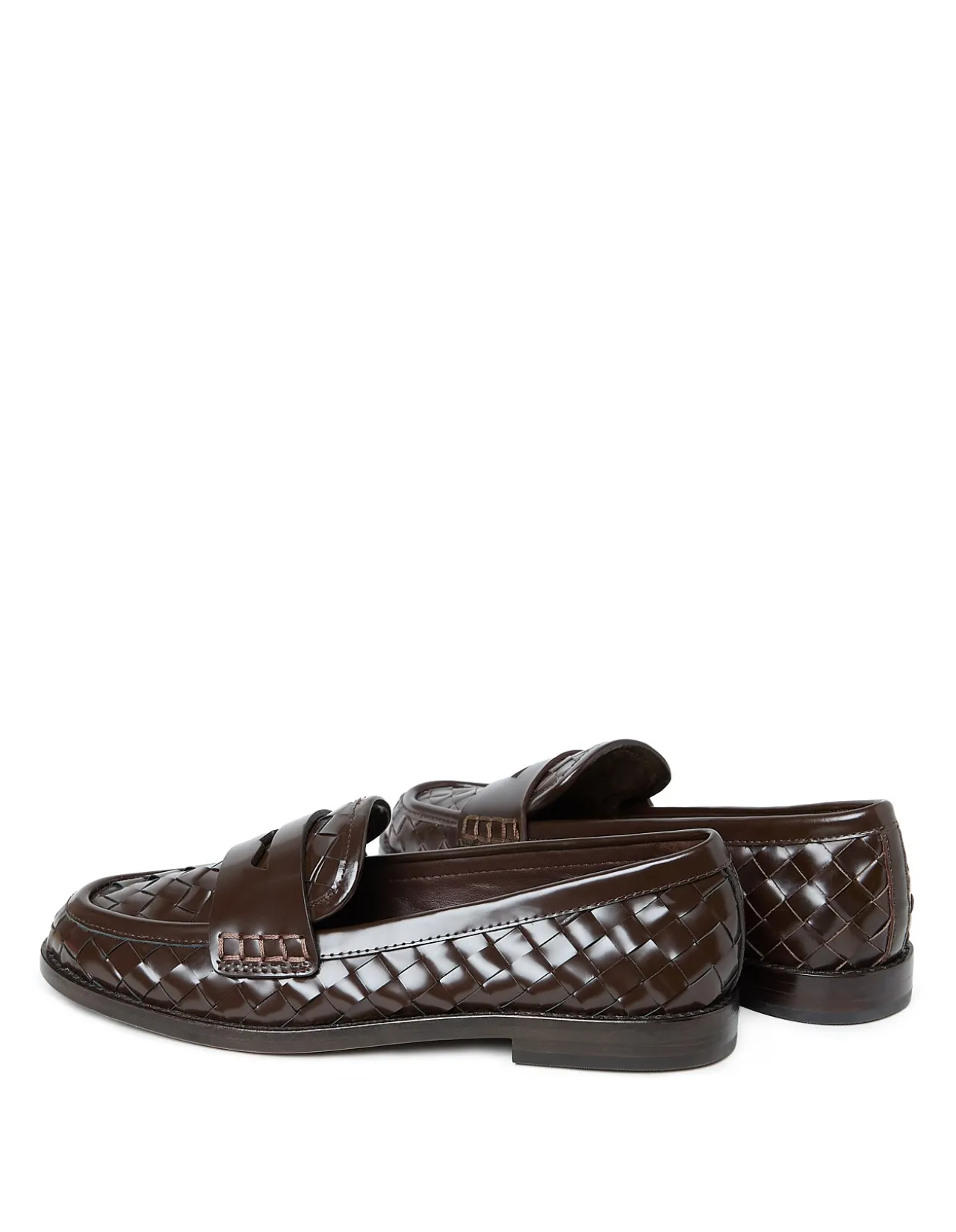 WOMEN'S RACHEL WOVEN LEATHER LOAFER