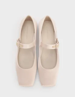 Women's Satin Mary Janes Shoes