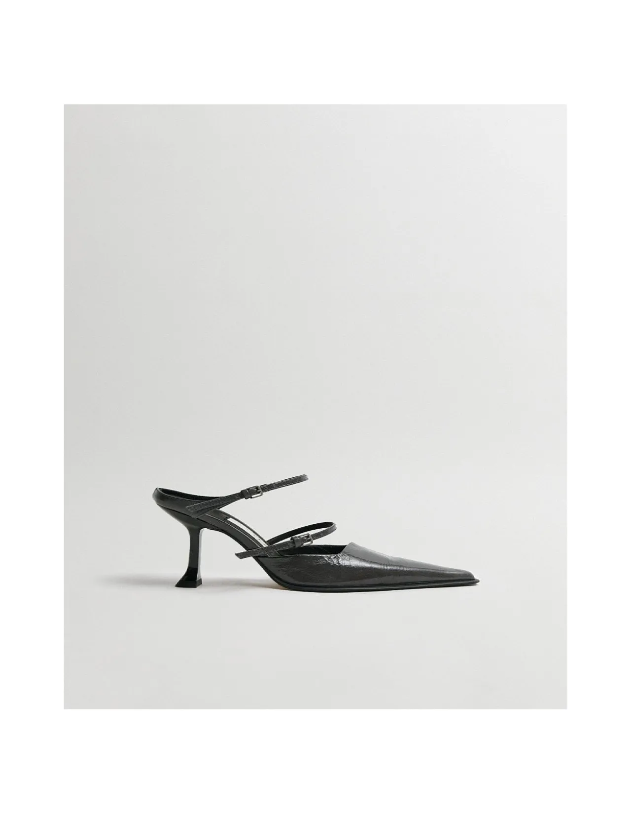 Women's Shari Grey Straps Mules