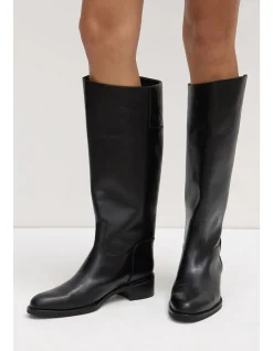 WOMEN'S Stevie Leather Riding Boot Black BOOT