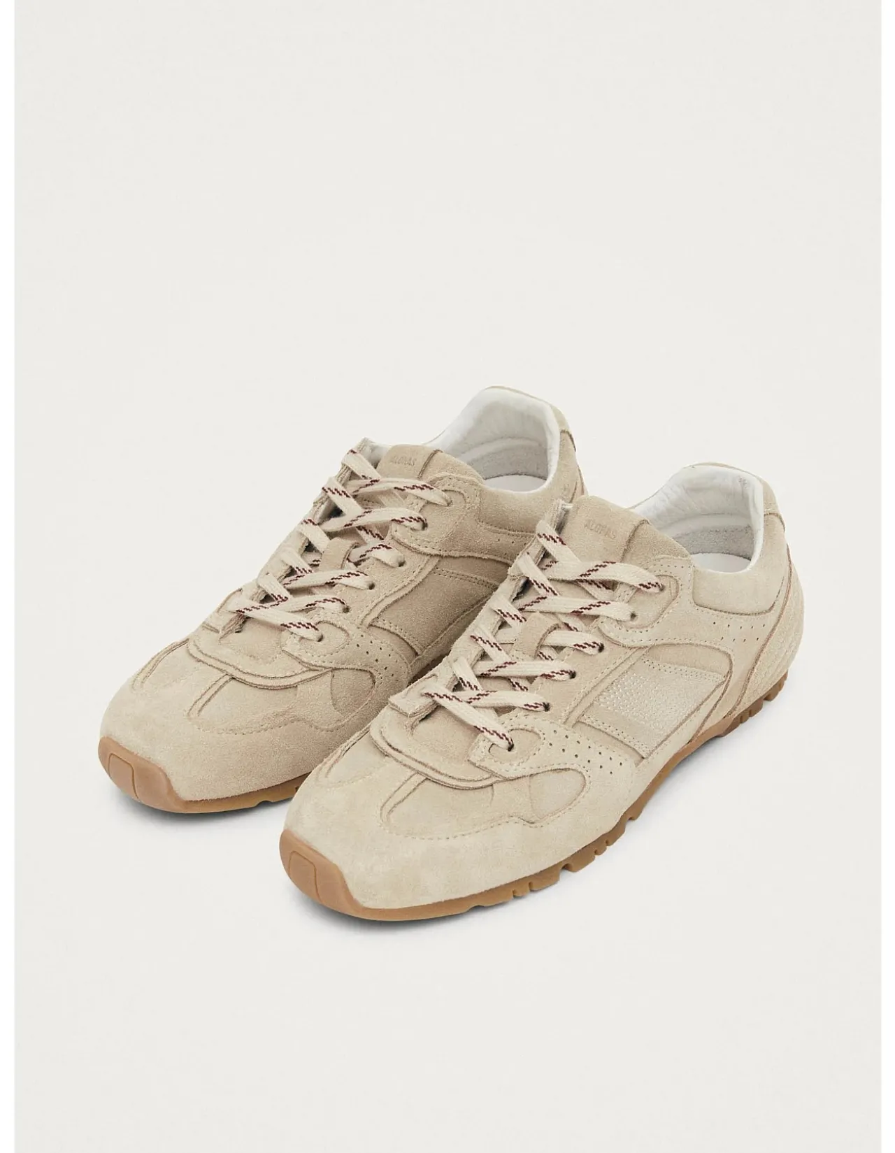 WOMEN's Tb.56 Suede Cream Leather Sneakers
