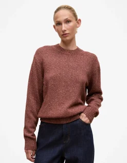 Wool Cashmere Sparkle Crew