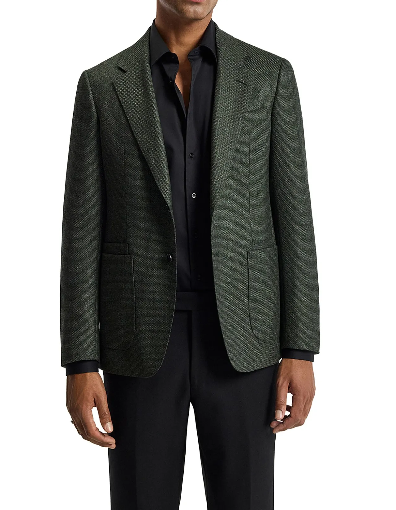WOOL HOPSACK BLAZER