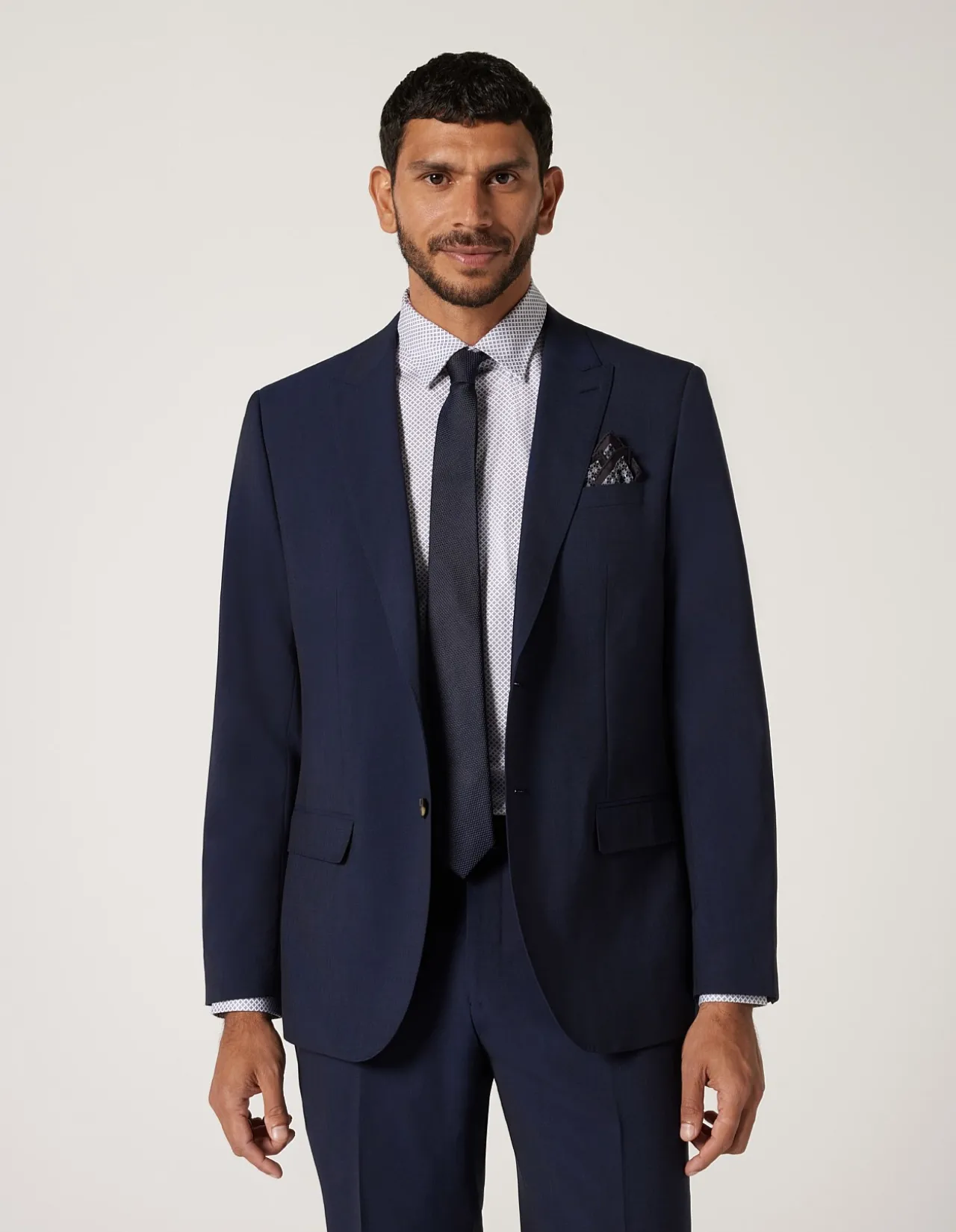 Wool Blend Regular Stretch Premium Tailored Pant