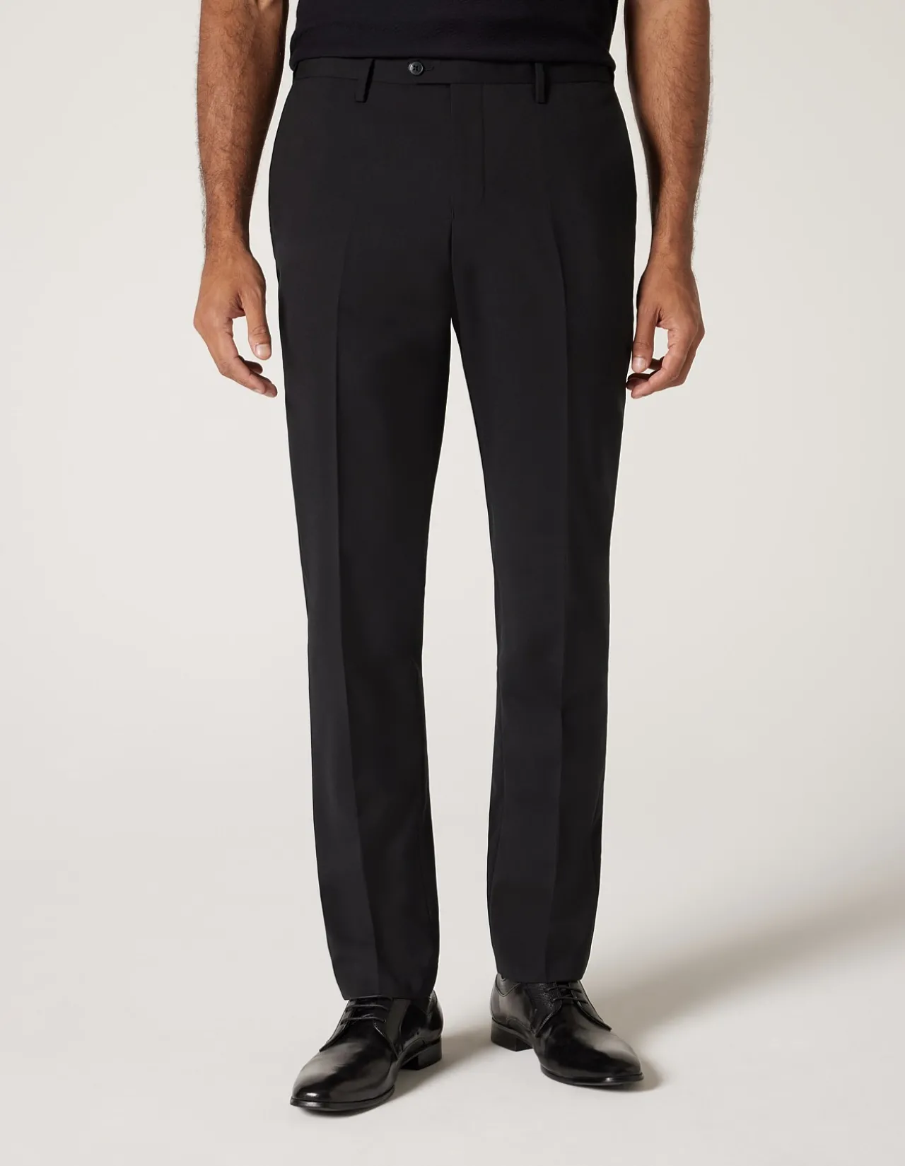 Wool Blend Regular Stretch Premium Tailored Pant