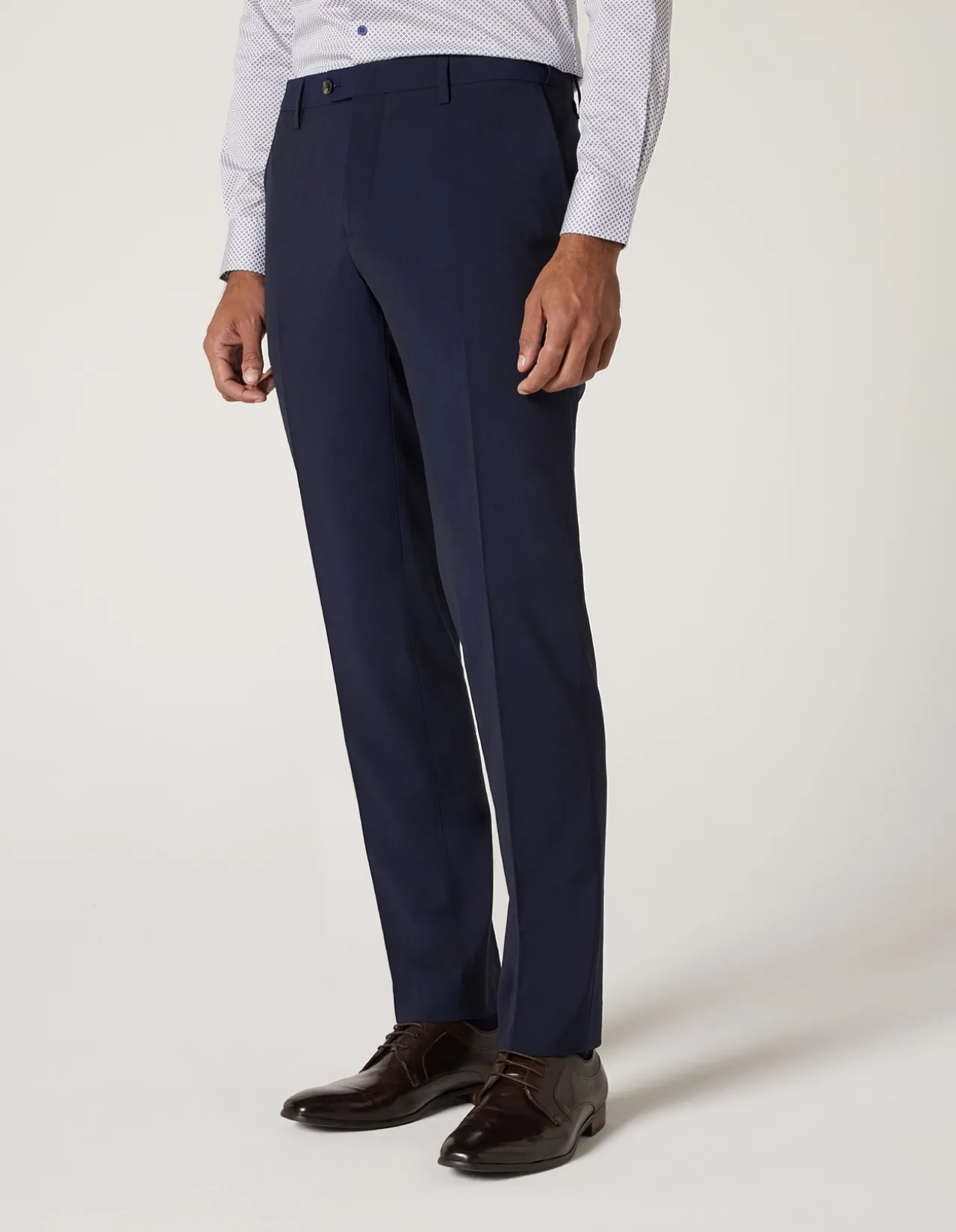 Wool Blend Regular Stretch Premium Tailored Pant