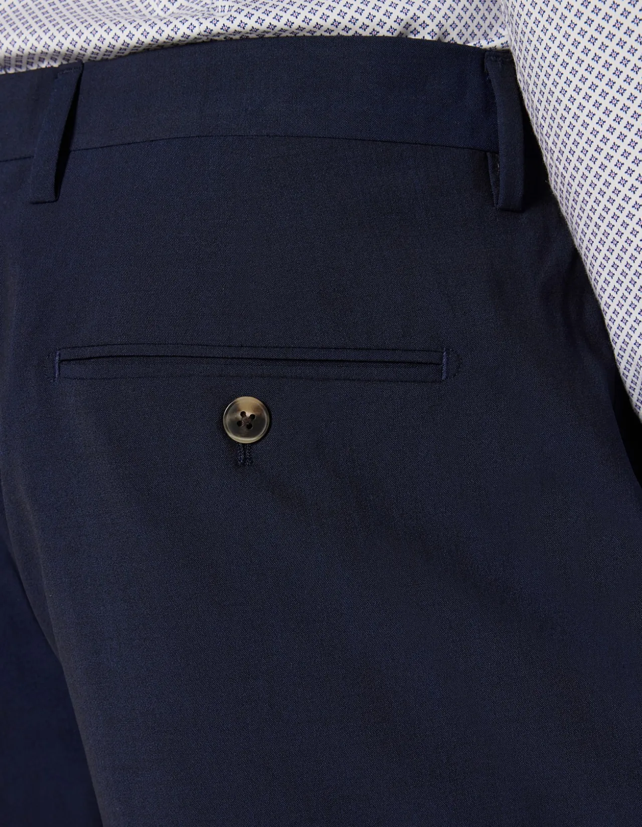 Wool Blend Regular Stretch Premium Tailored Pant