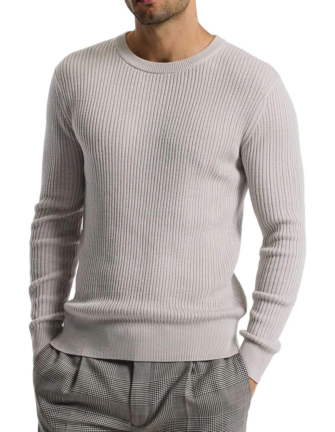 WOOL RIB SWEATER