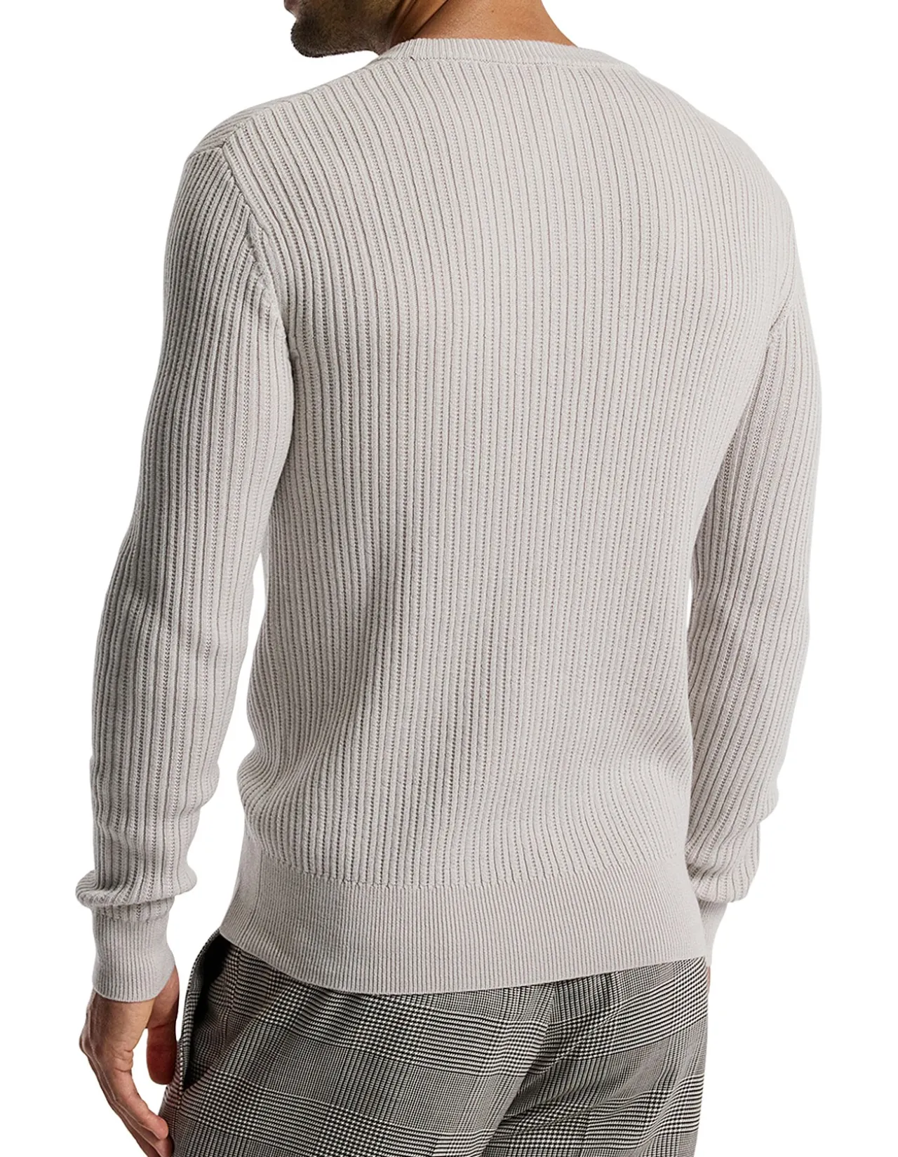 WOOL RIB SWEATER