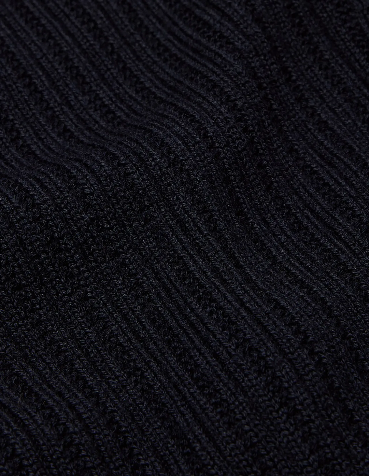 WOOL RIB SWEATER