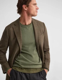 WORDSWORTH LUX HERRINGBONE BLAZER