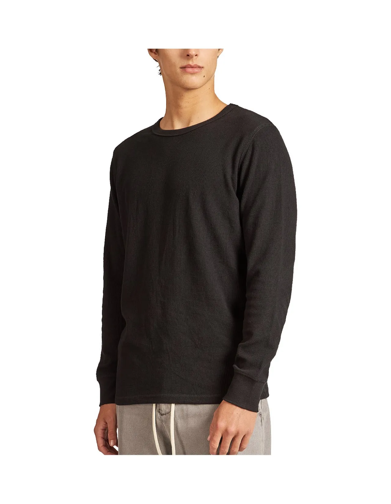 Workers Long Sleeve Rib Crew