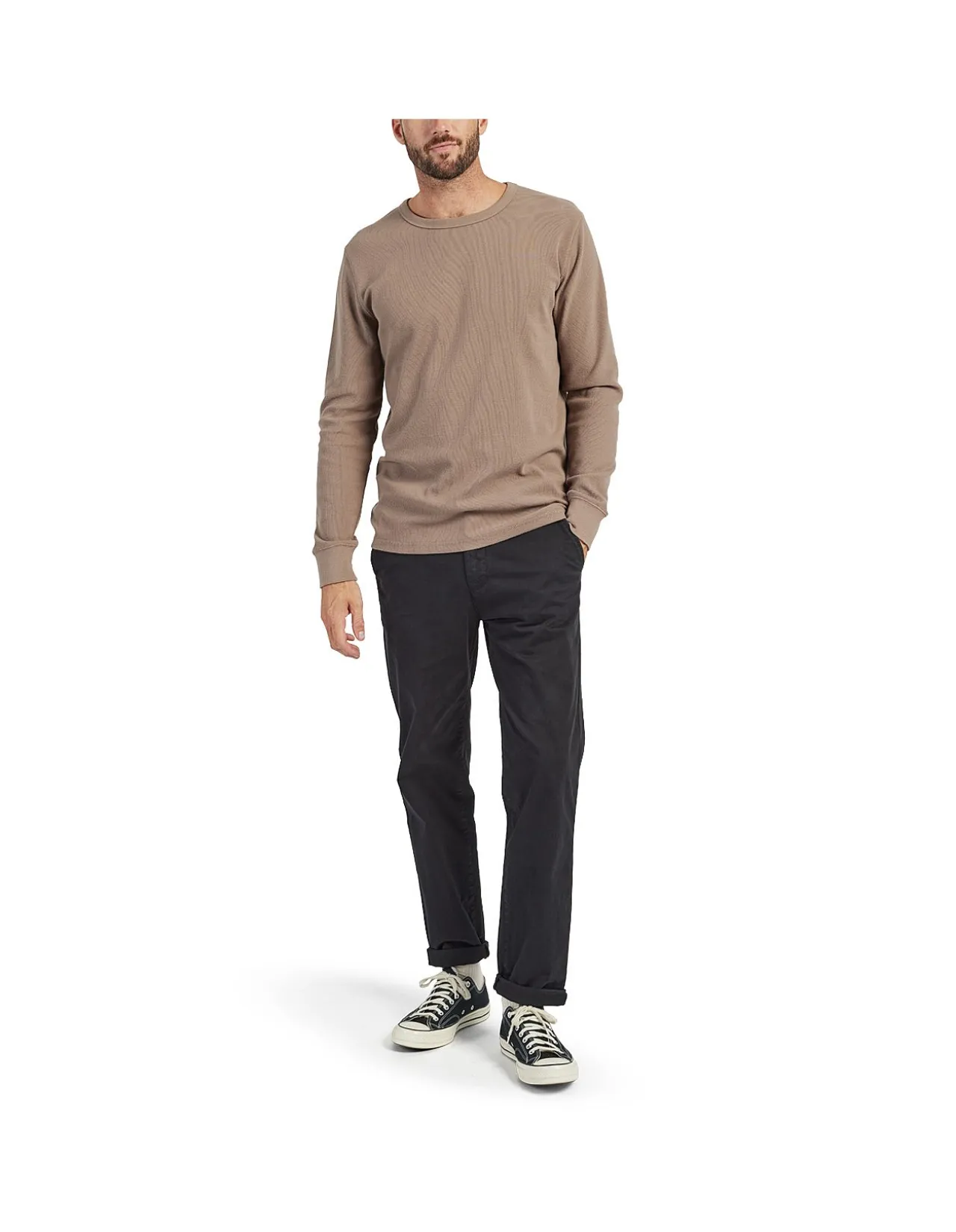 Workers Long Sleeve Rib Crew