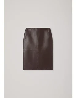 WRIGHT LEATHER SKIRT