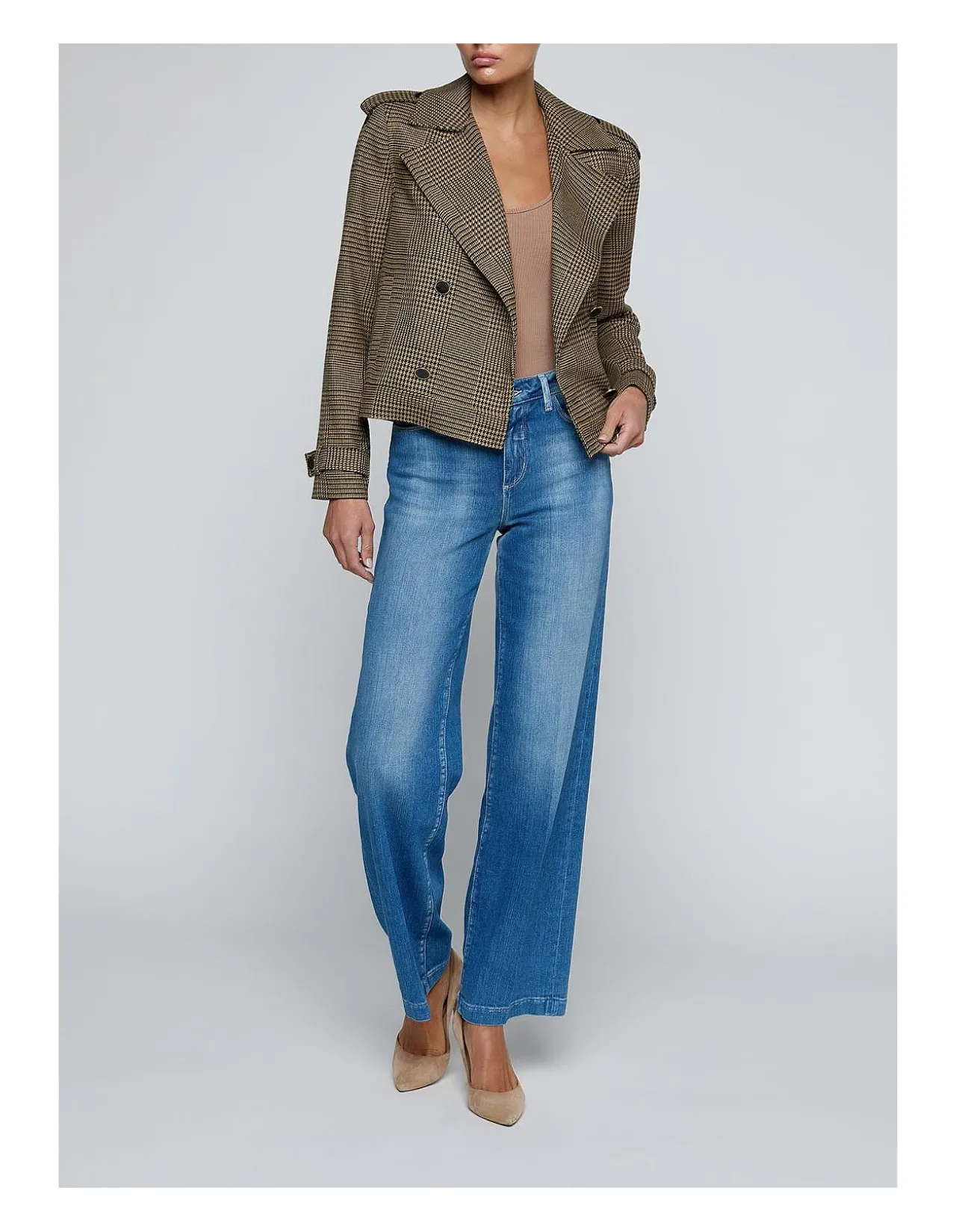 XOEY CROPPED TRENCH