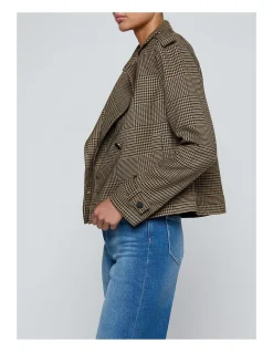 XOEY CROPPED TRENCH