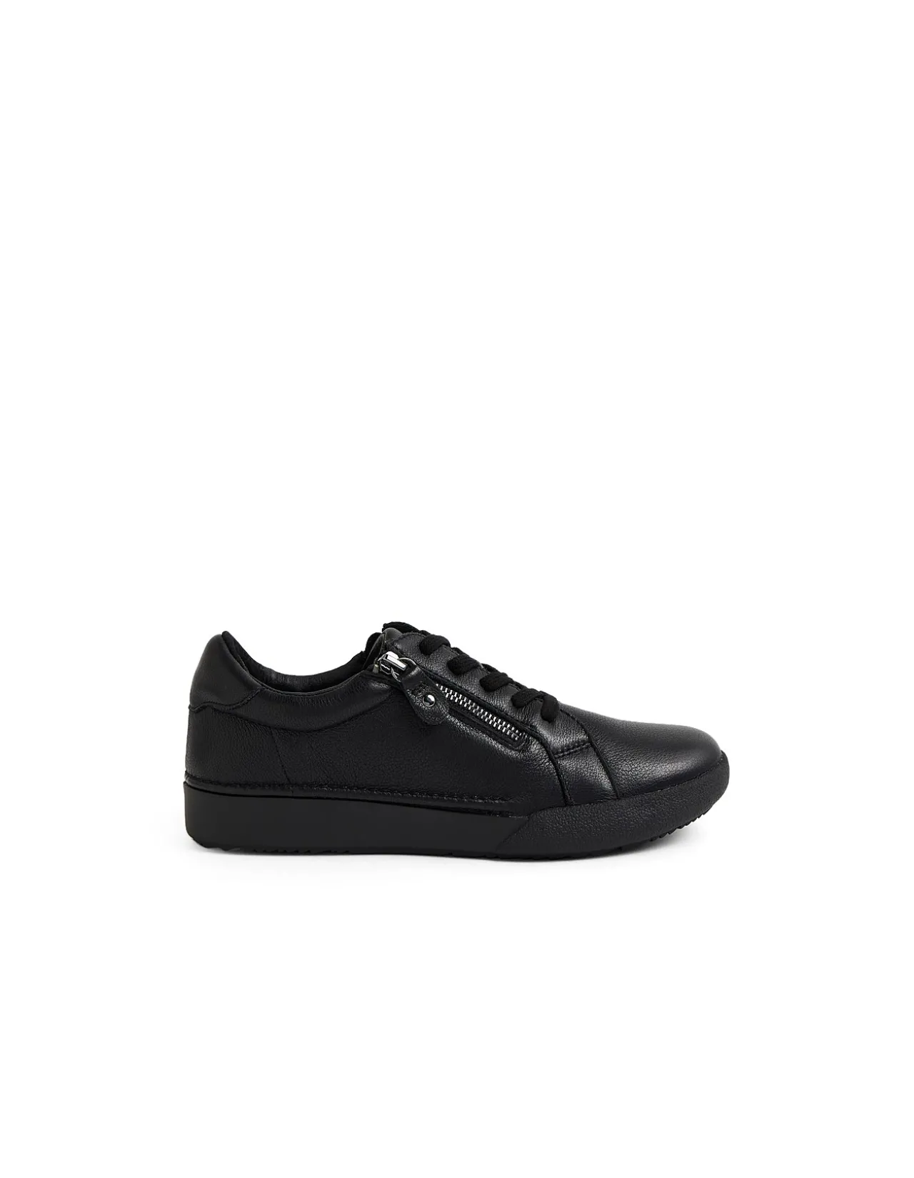 YANNAS SU BLACK BLACK SOLE LEATHER