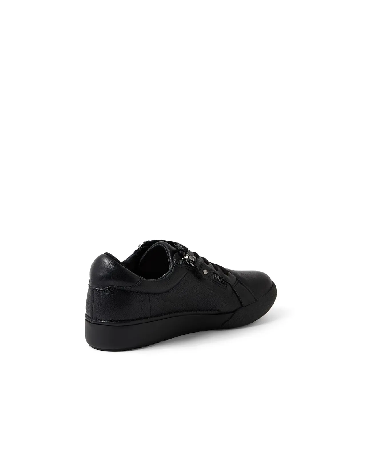 YANNAS SU BLACK BLACK SOLE LEATHER
