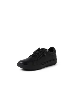 YANNAS SU BLACK BLACK SOLE LEATHER