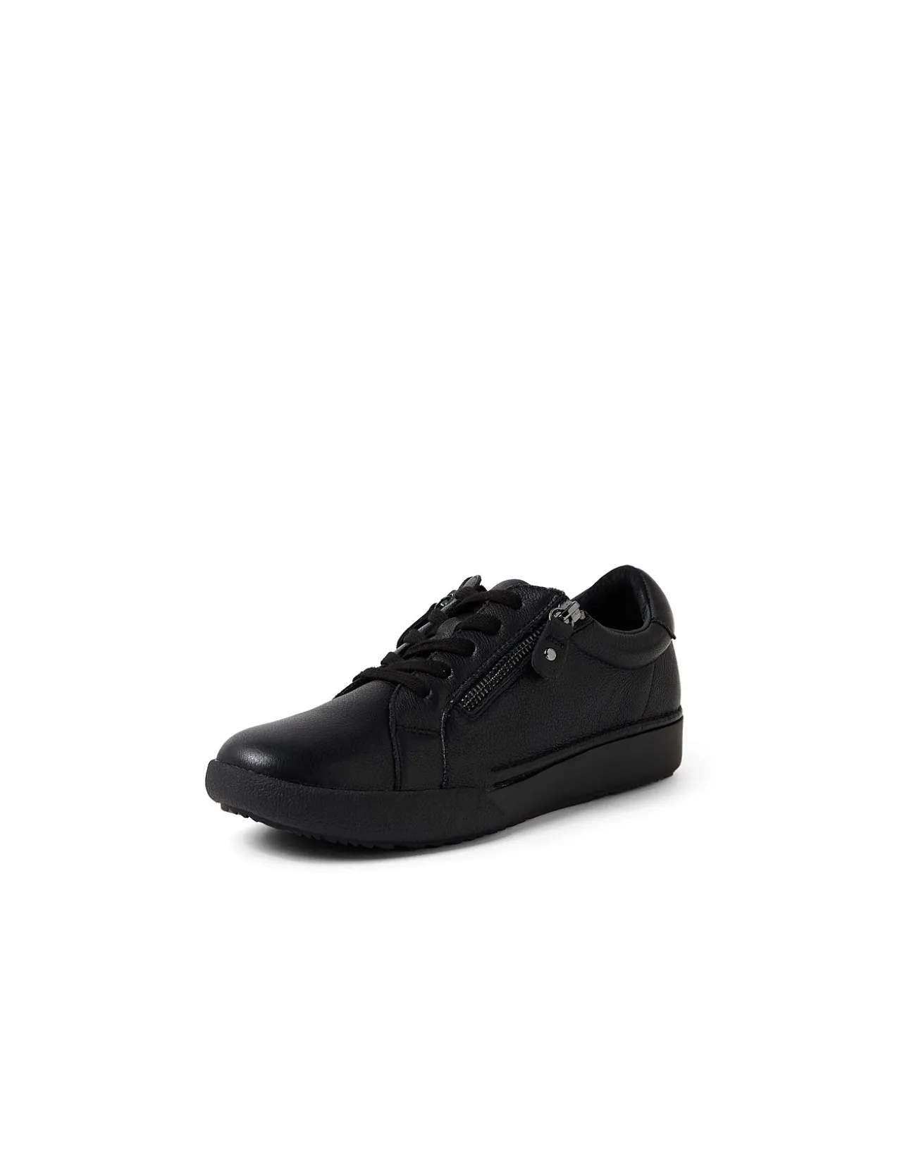 YANNAS SU BLACK BLACK SOLE LEATHER