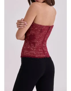 YARA'STRAPLESS CORSET TOP