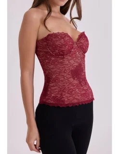 YARA'STRAPLESS CORSET TOP