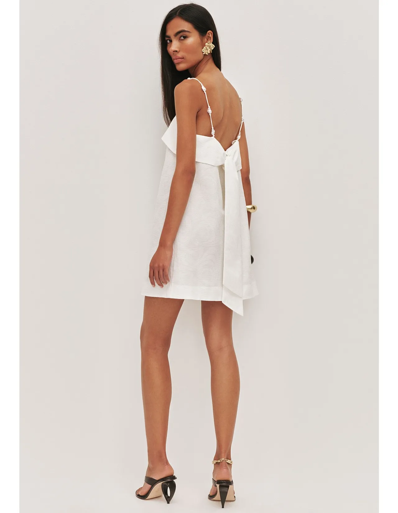 ZAIRE TIE BACK MINI DRESS