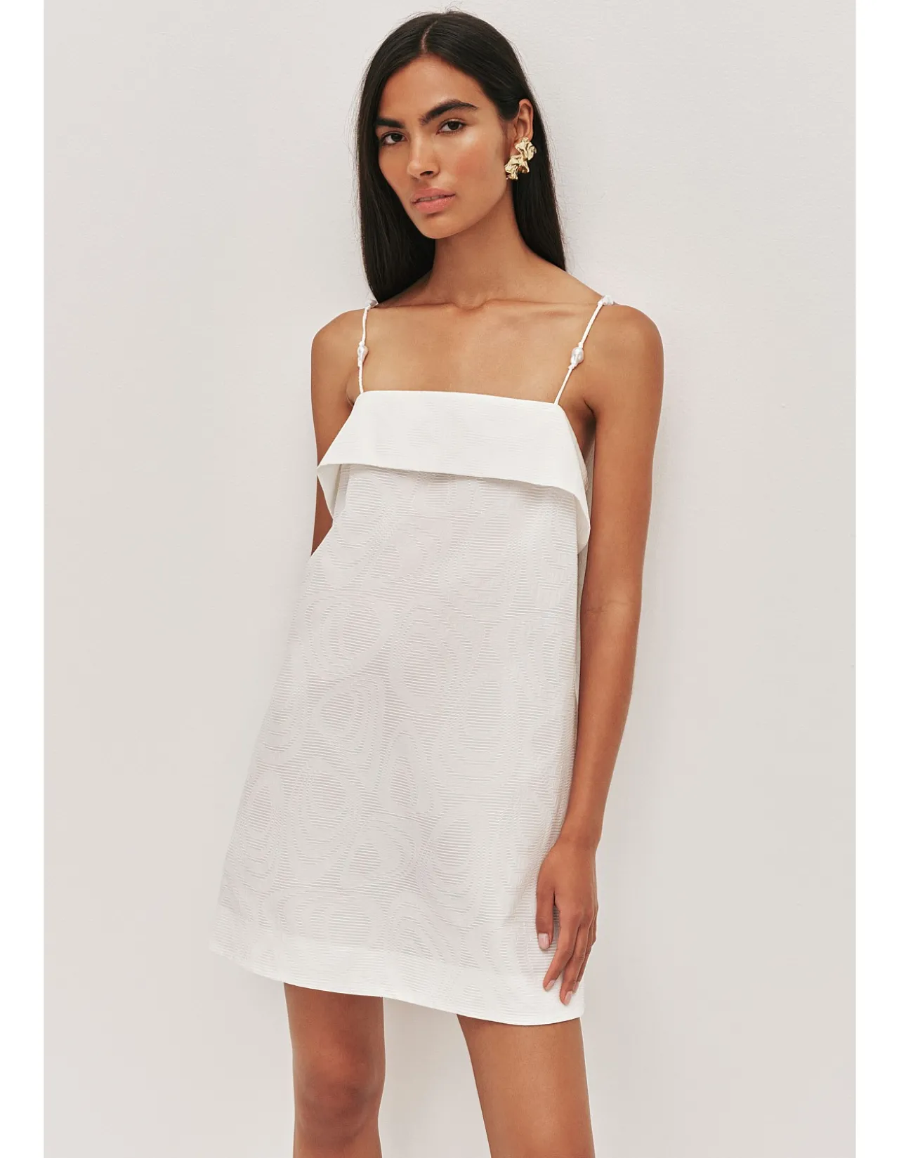 ZAIRE TIE BACK MINI DRESS