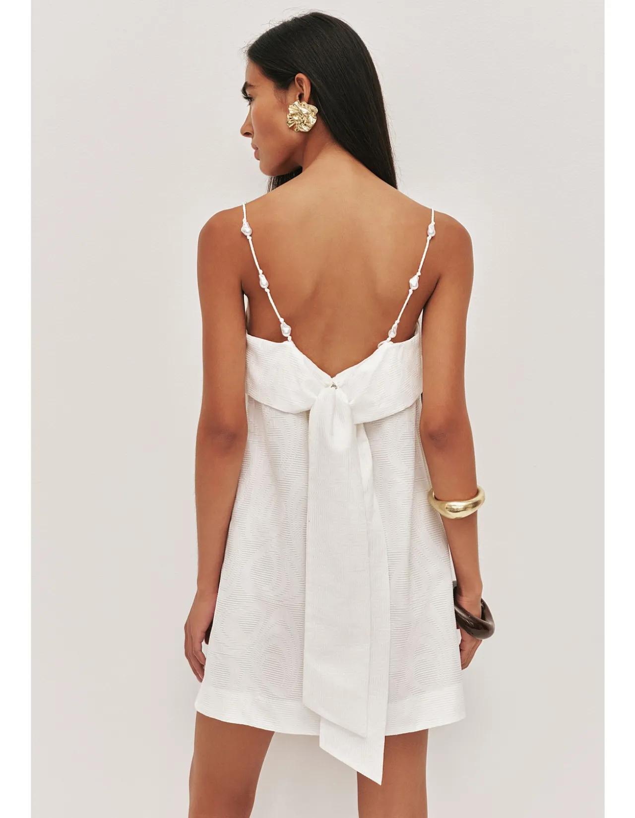 ZAIRE TIE BACK MINI DRESS