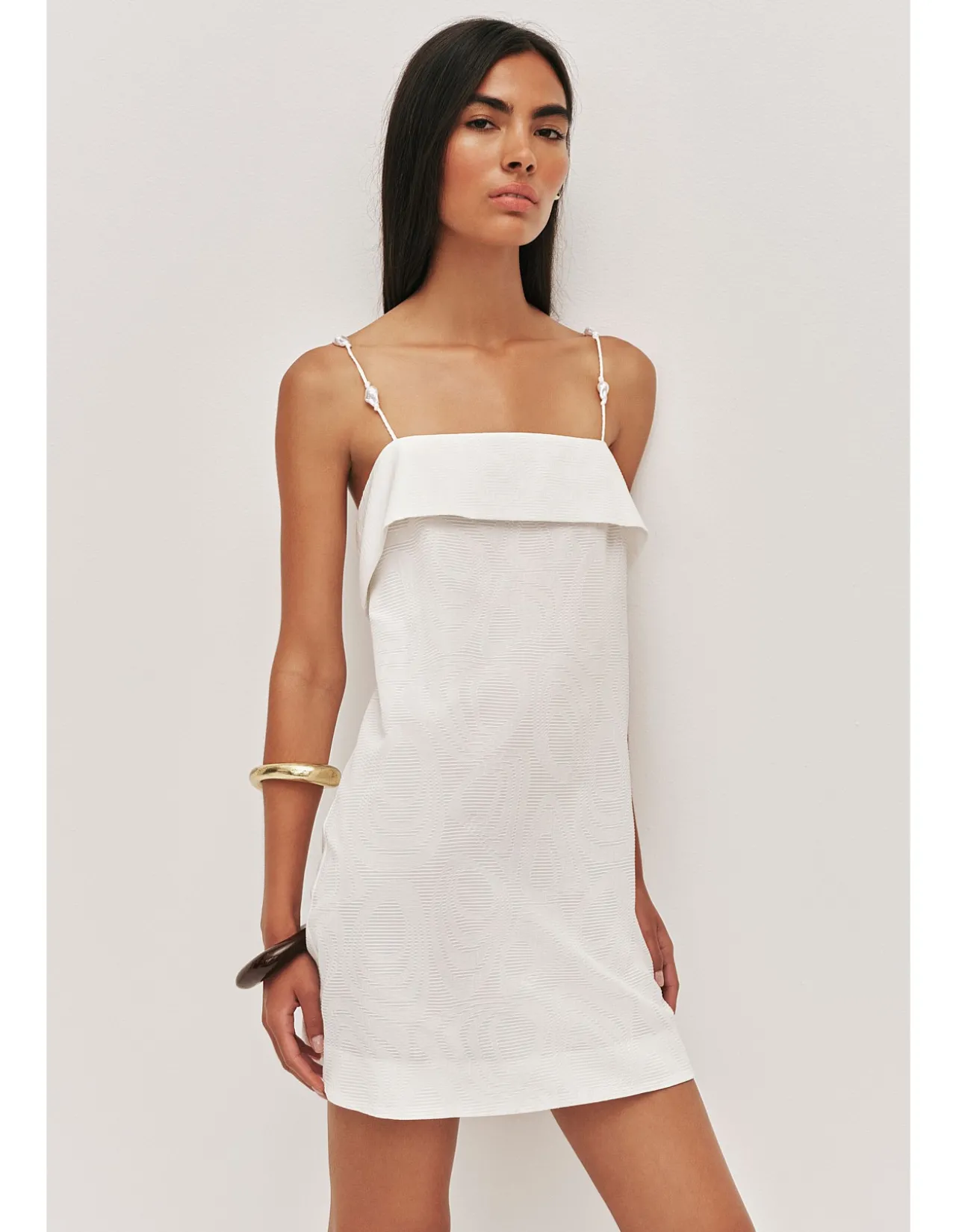 ZAIRE TIE BACK MINI DRESS