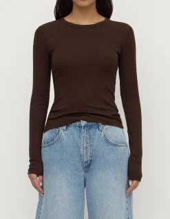 Zali Long Sleeve Tee Ganache