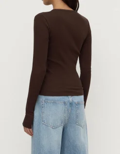 Zali Long Sleeve Tee Ganache