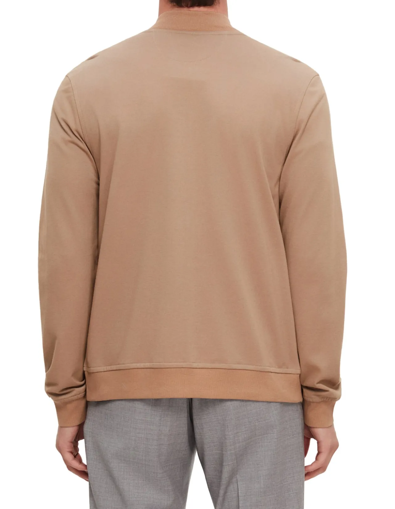 ZIP THRU BOMBER JACKET