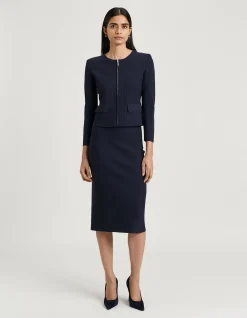 ZIP FRONT MILANO JACKET
